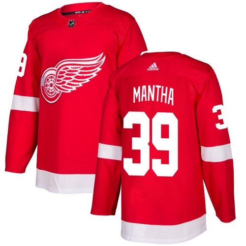 Adidas Detroit Red Wings 39 Anthony Mantha Red Home Authentic Stitched Youth NHL Jersey
